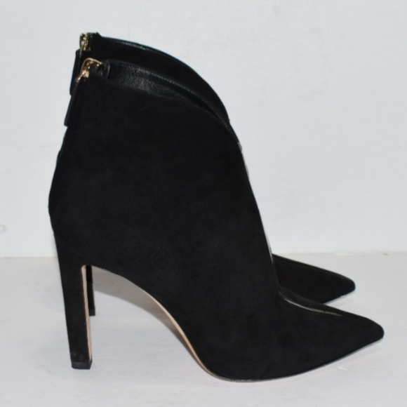 Jimmy Choo Women's Bowie 100 Clear Cut-Out Booties - Picture 3 of 8